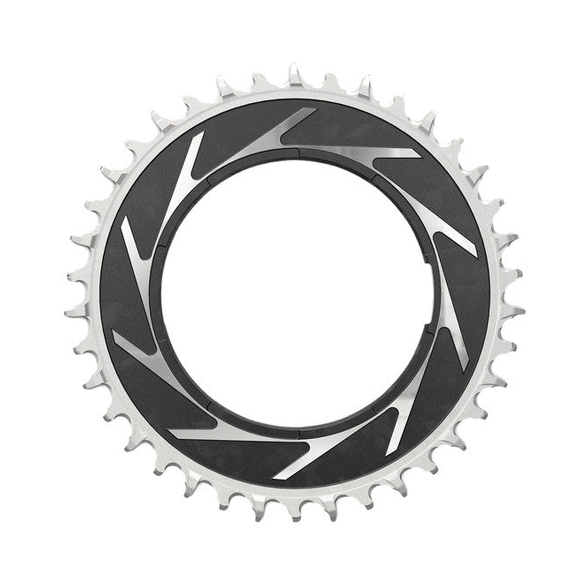 Plateau Mono SRAM XX-SL T-TYPE EAGLE POWERMETER BOOST 12V Direct Mount Offset 0mm — vue du plateau sur fond blanc