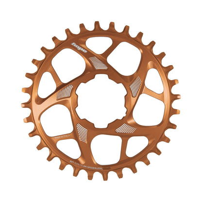 Plateau Mono HOPE R22 9/10/11/12V Direct Mount Bronze — vue du plateau sur fond blanc