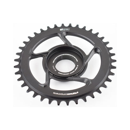 Plateau Mono E-THIRTEEN E-SPEC 11/12V Direct Mount Shimano E8000 — vue du plateau sur fond blanc