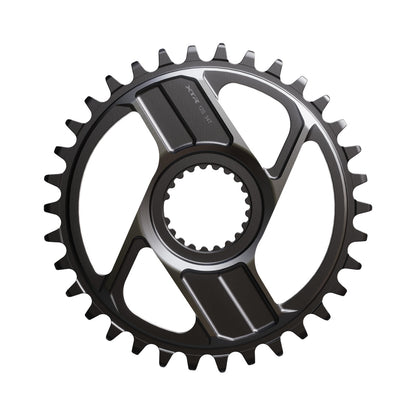 Plateau Mono SHIMANO XTR SM-CRM96 M9200/9220 12V — vue du plateau sur fond blanc