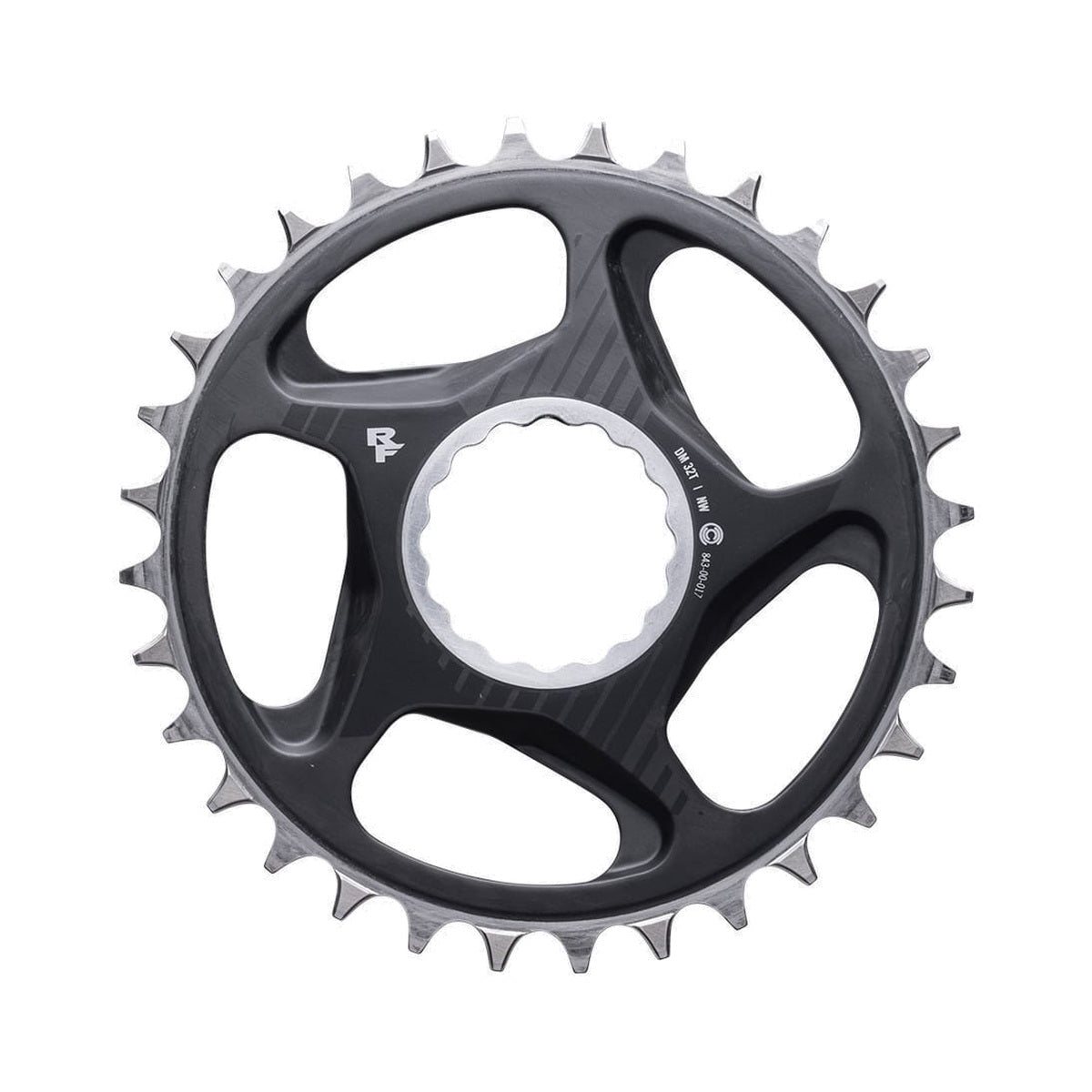 Plateau Mono RACE FACE ERA DMW 55mm — vue du plateau sur fond blanc