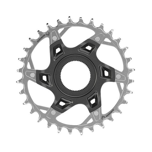 Plateau Mono SRAM XX T-TYPE EAGLE 12V Direct Mount FAZUA — vue du plateau sur fond blanc