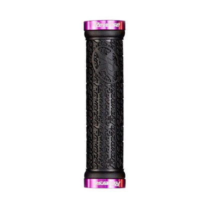 Grips REVERSE COMPONENTS STAMP Lock-On Ø 30mm Noir/Violet
