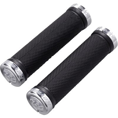 Grips REVERSE COMPONENTS R-SHOCK Lock-On Ø 29mm Noir/Argent