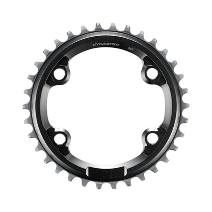Plateau Mono SHIMANO XTR SM-CRM91 10/11V — vue du plateau sur fond blanc