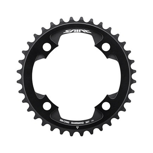 Plateau Mono SHIMANO SAINT SM-CR82 10V — vue du plateau sur fond blanc
