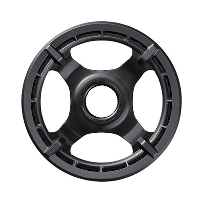 Plateau Mono E-Bike SHIMANO SM-CRE61 9/10/11V Simple Guide Chaine — vue du plateau sur fond blanc