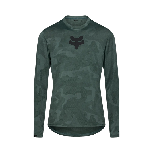 Maillot FOX RANGER TRU DRI Manches Longues Vert Sauge