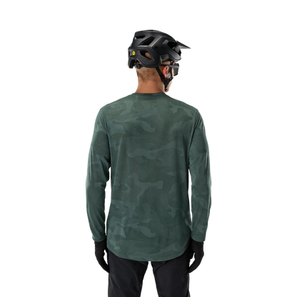 Maillot FOX RANGER TRU DRI Manches Longues Vert Sauge