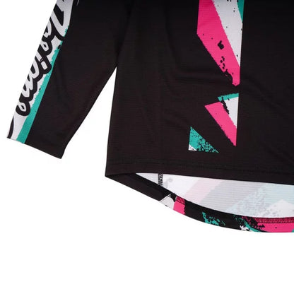 Maillot TROY LEE DESIGNS SPRINT FULL PULL Junior Manches Longues Noir