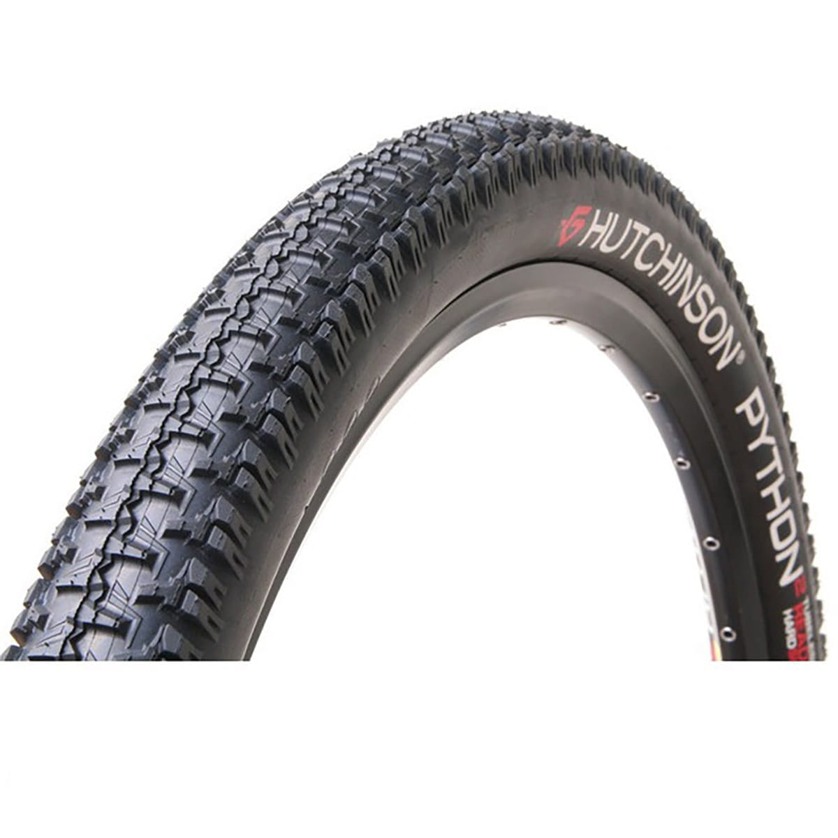 Pneu HUTCHINSON PYTHON 2 27,5x2,25 HARDSKIN RACE RIPOST XC TUBELESS READY TRINGLE SOUPLE Noir