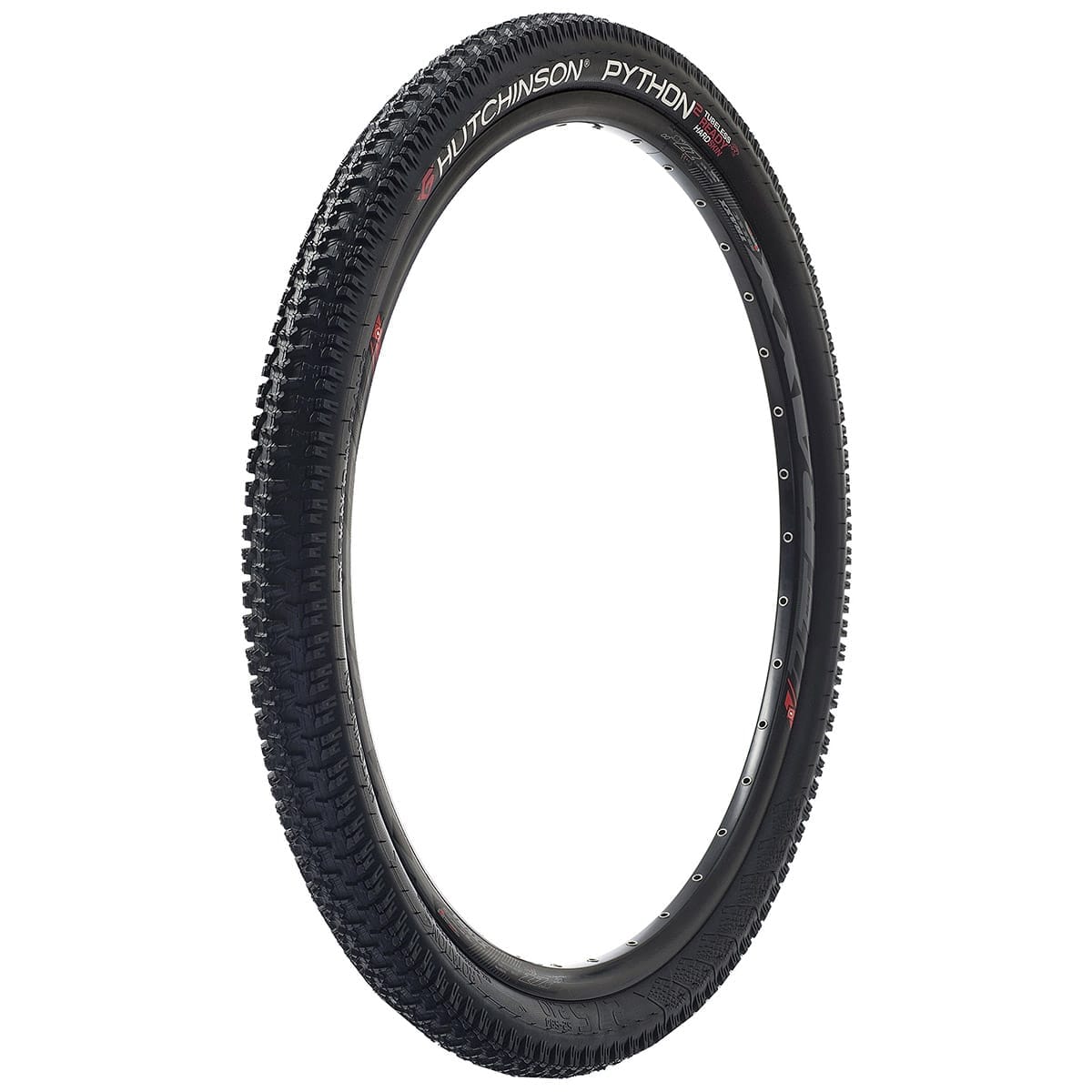 Pneu HUTCHINSON PYTHON 2 27,5x2,25 HARDSKIN RACE RIPOST XC TUBELESS READY TRINGLE SOUPLE Noir