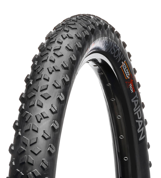 Pneu HUTCHINSON TAIPAN KOLOSS 27.5x2.80 Spydertech E-Bike Bi-Compound Tubeless Ready Souple Noir