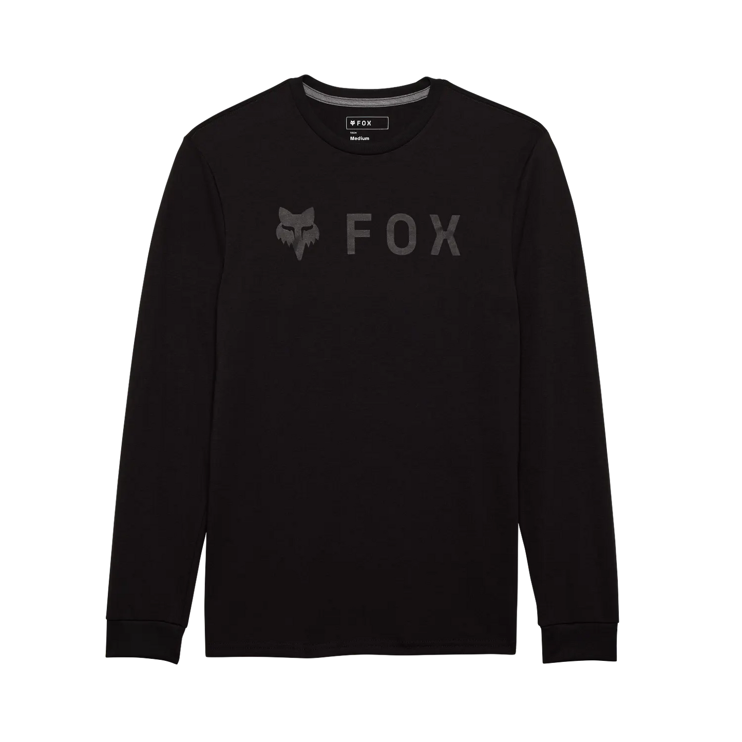 FOX ABSOLUTE TRUDRI Langærmet teknisk T-shirt Sort