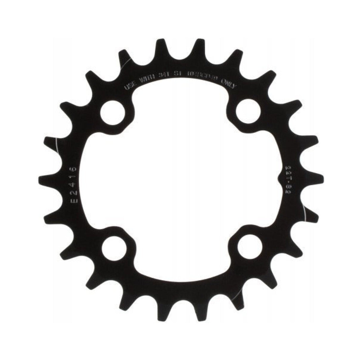 Plateau intérieur SRAM MTB GX 10V 4 Trous 64mm — vue du plateau sur fond blanc