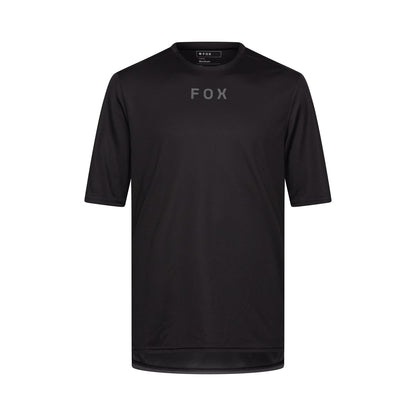 Maillot FOX RANGER WORDMARK Manches Courtes Noir