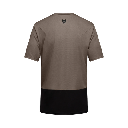 Maillot FOX RANGER WORDMARK Manches Courtes Brun Nutmeg