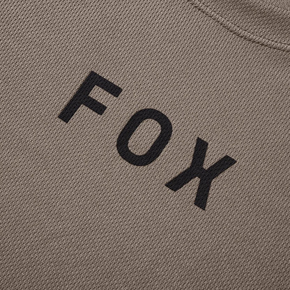 Maillot FOX RANGER WORDMARK Manches Courtes Brun Nutmeg