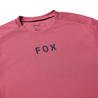 Maillot FOX RANGER WORDMARK Manches Courtes Berry