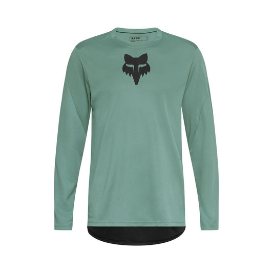 Koszulka z długim rękawem FOX RANGER FOX HEAD Green