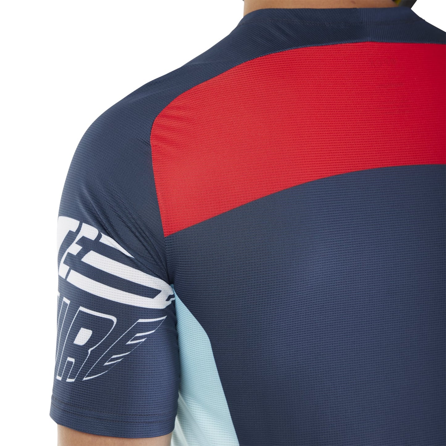 Maillot FOX FLEXAIR ELEVATED Manches Courtes Noir/Bleu 2025