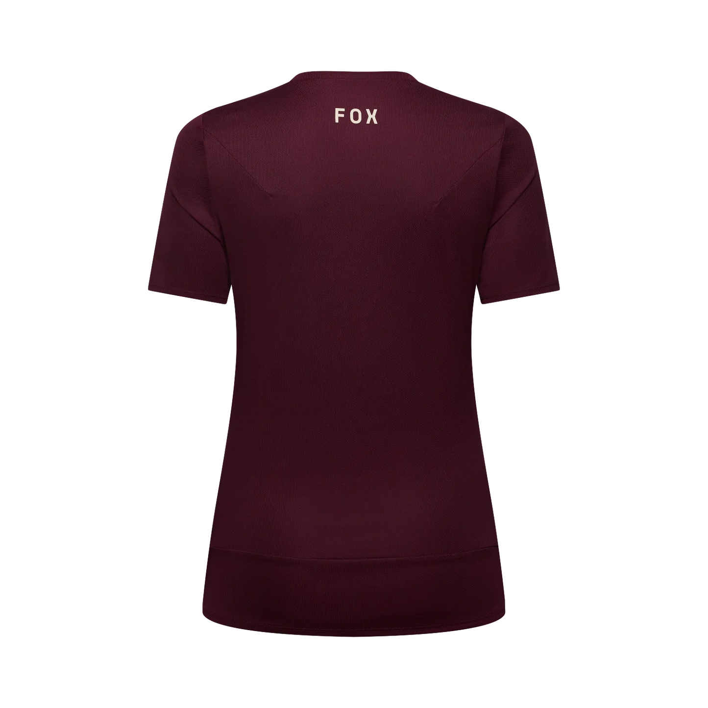 Maillot FOX RANGER HEAD Femme Manches Courtes Bordeaux