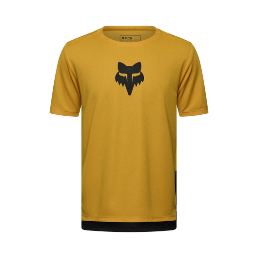 Koszulka juniorska z krótkim rękawem FOX RANGER brązowa