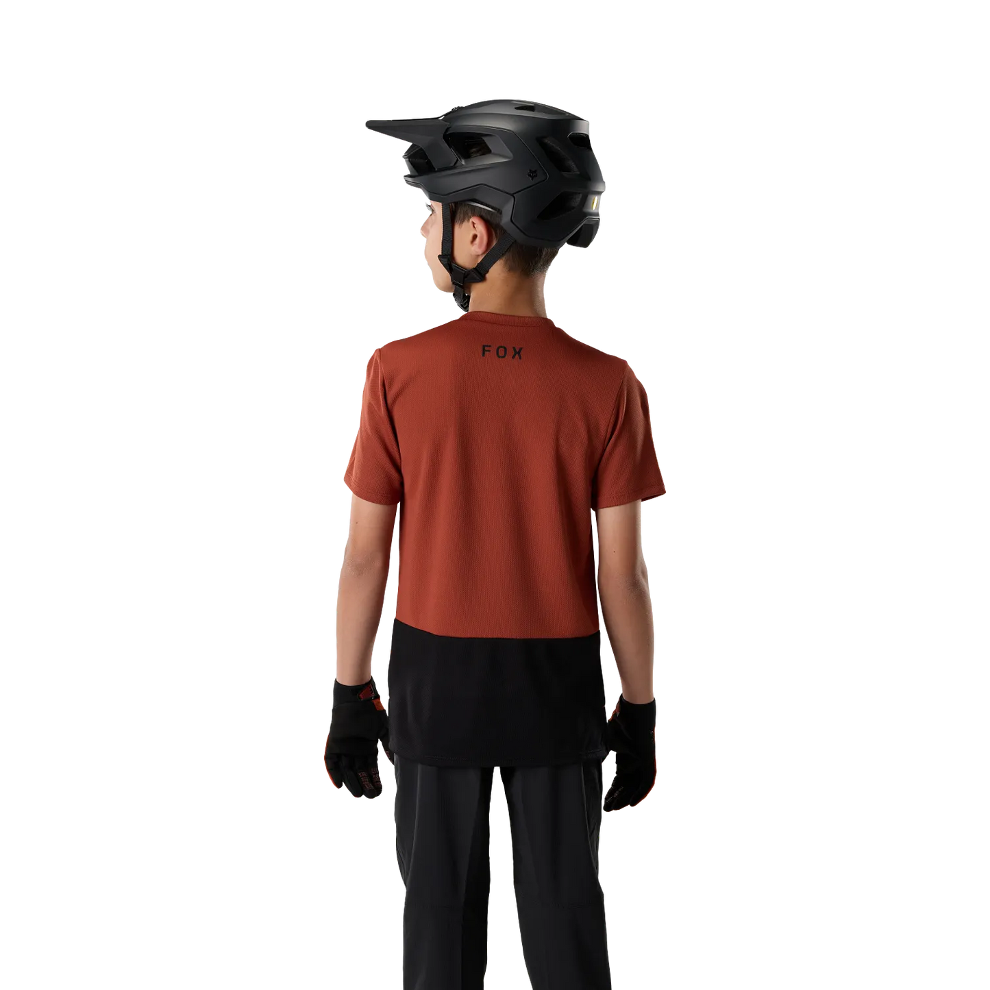 Maillot FOX RANGER HEAD Junior Manches Courtes Acid Scarlet
