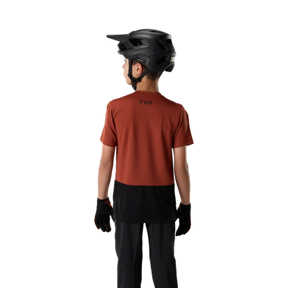 Maillot FOX RANGER HEAD Junior Manches Courtes Acid Scarlet