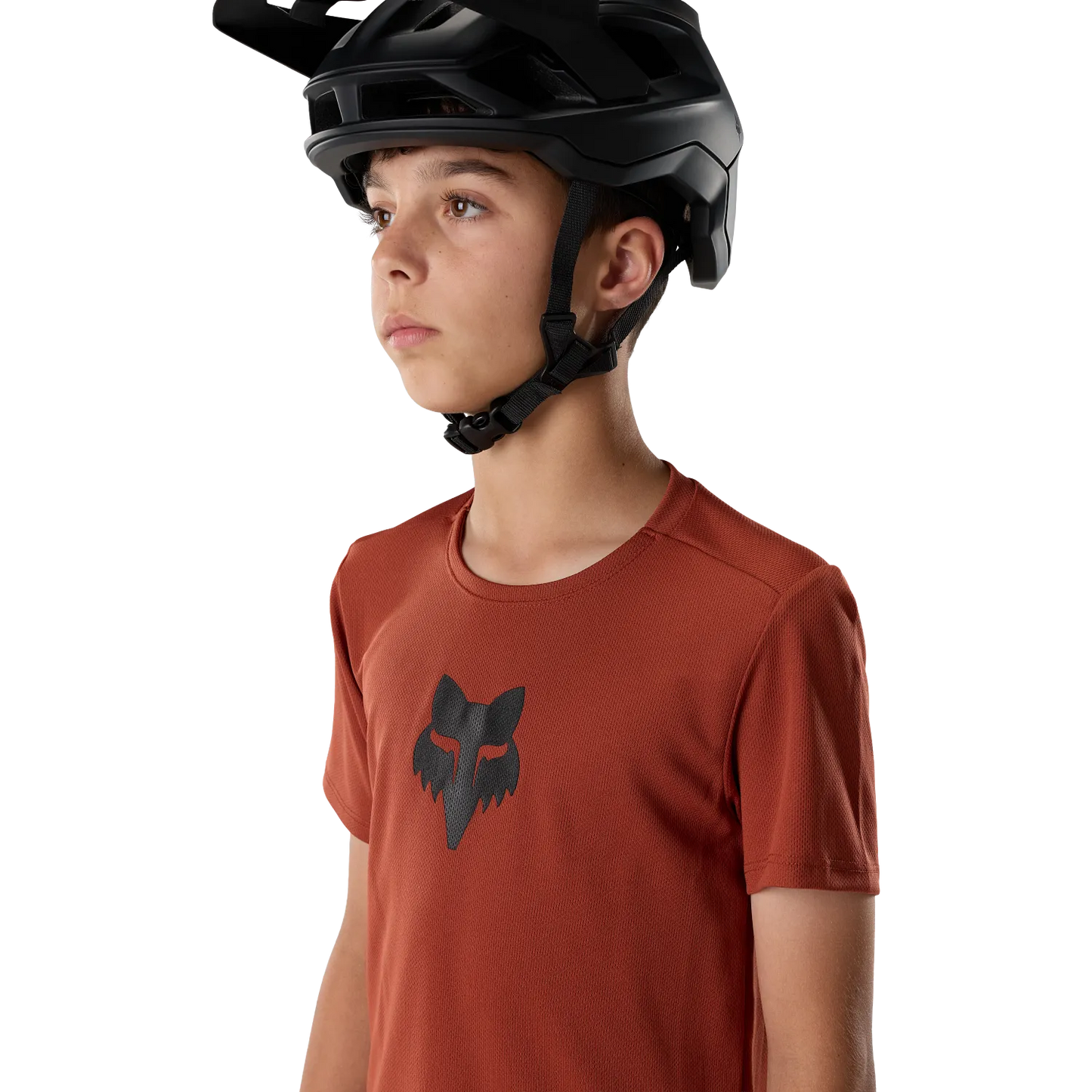 Maillot FOX RANGER HEAD Junior Manches Courtes Acid Scarlet