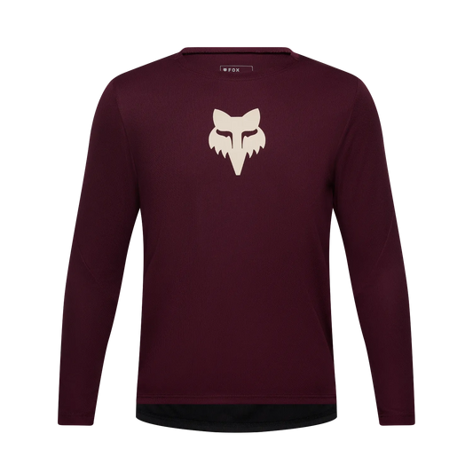 Maillot FOX RANGER FOX HEAD Junior Manches Longues Bordeaux