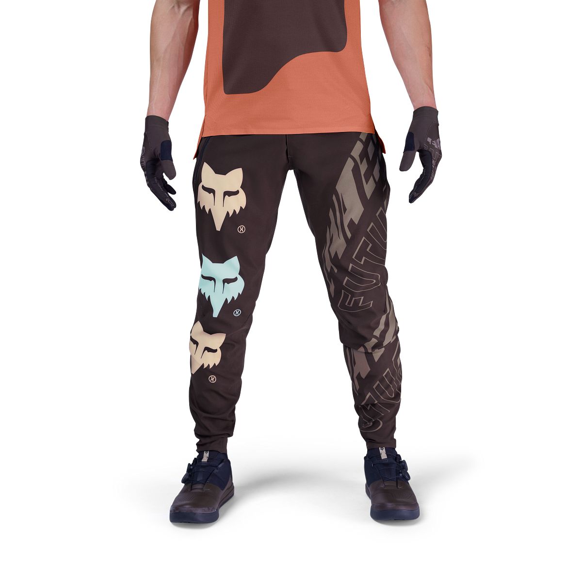 FOX FLEXAIR ELEVATED Byxor Brun