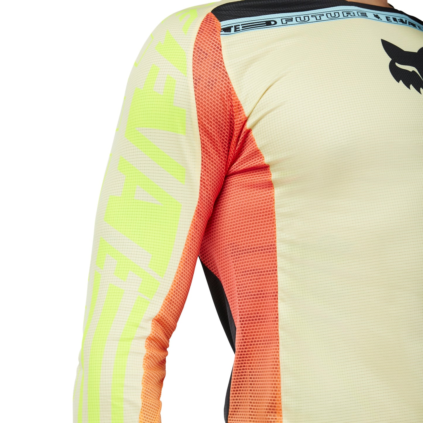 Maillot FOX FLEXAIR ELEVATED Manches longues Jaune/Orange 2025