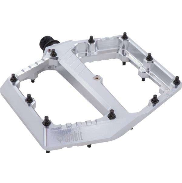 Ploché pedály AMBIT Breach Medium Silver