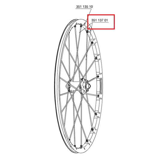 SADA 10 PAPRSKŮ MAVIC AV/AR M7/7 CROSSMAX SLR 29" 299,5MM