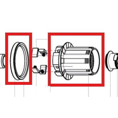 TĚLO VOLNOBĚŽKY MAVIC ITS-4 + TĚSNĚNÍ 2013 (BEZ KLÍČŮ)