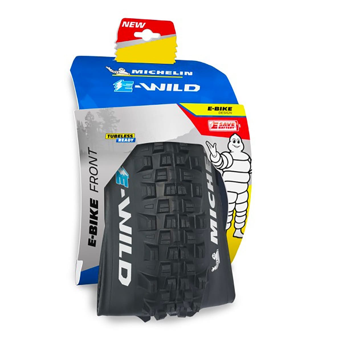 Pneu MICHELIN E-WILD FRONT 29x2.60 GUM-X Tubeless Ready Souple