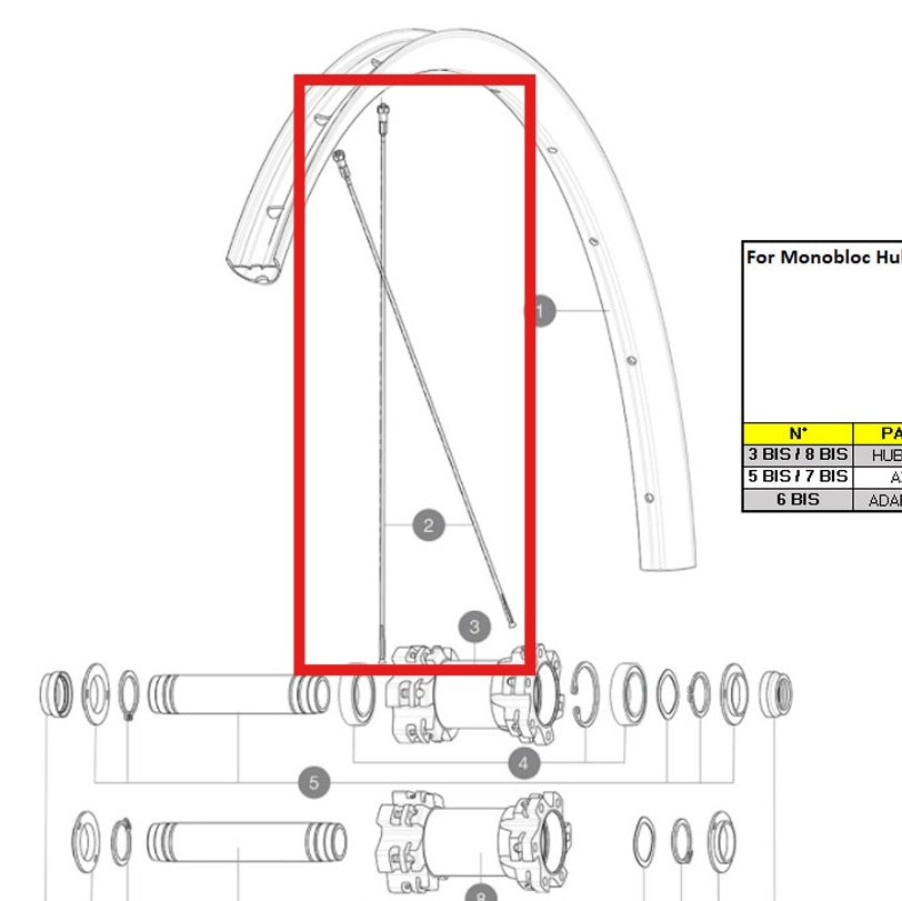 SADA 12 PAPRSKŮ MAVIC CROSSONE/CROSSMAX/XA 27,5" 278 MM PŘEDNÍ/ZADNÍ PAPRSKY