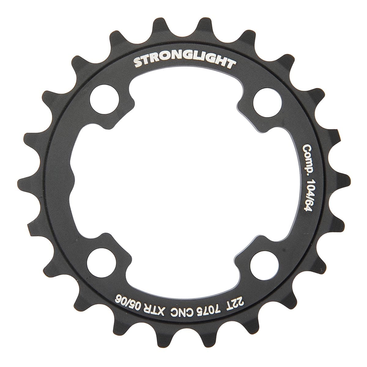 Plateau Intérieur STRONGLIGHT SHIMANO XTR M960 9V 4 Trous 64 mm