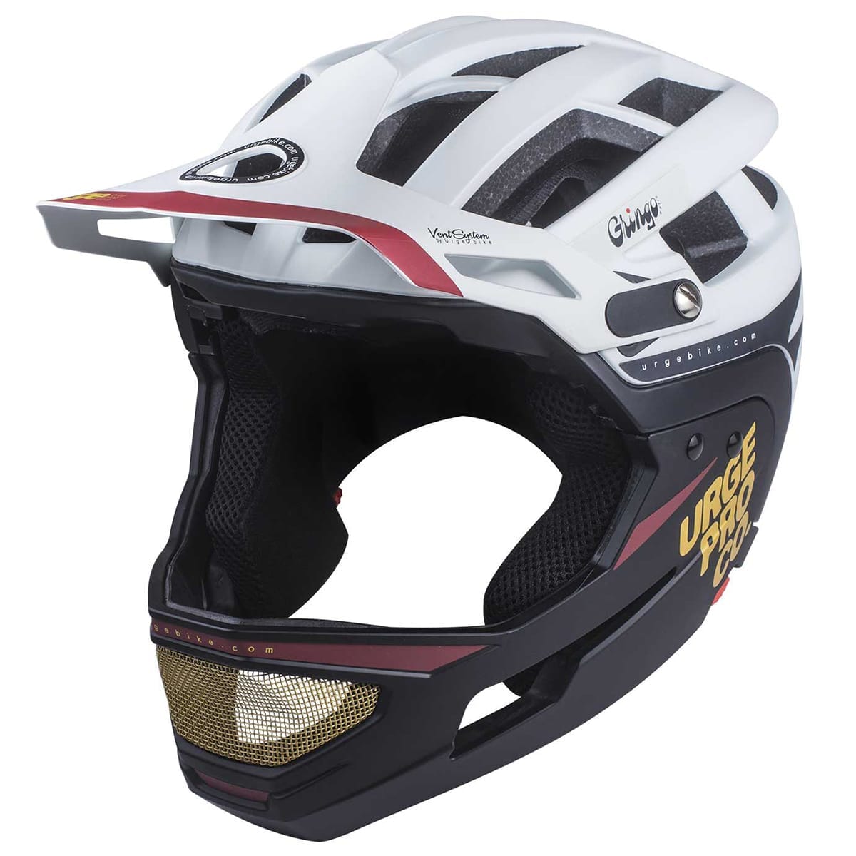 Casque VTT URGE GRINGO DE LA SIERRA Blanc/Noir