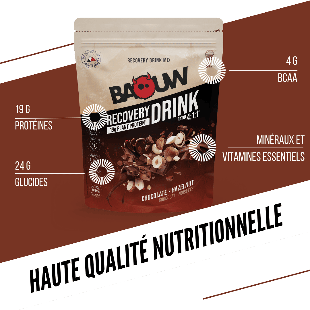 BAOUW RECOVERY Drink (500 g) Chokolade og hasselnød