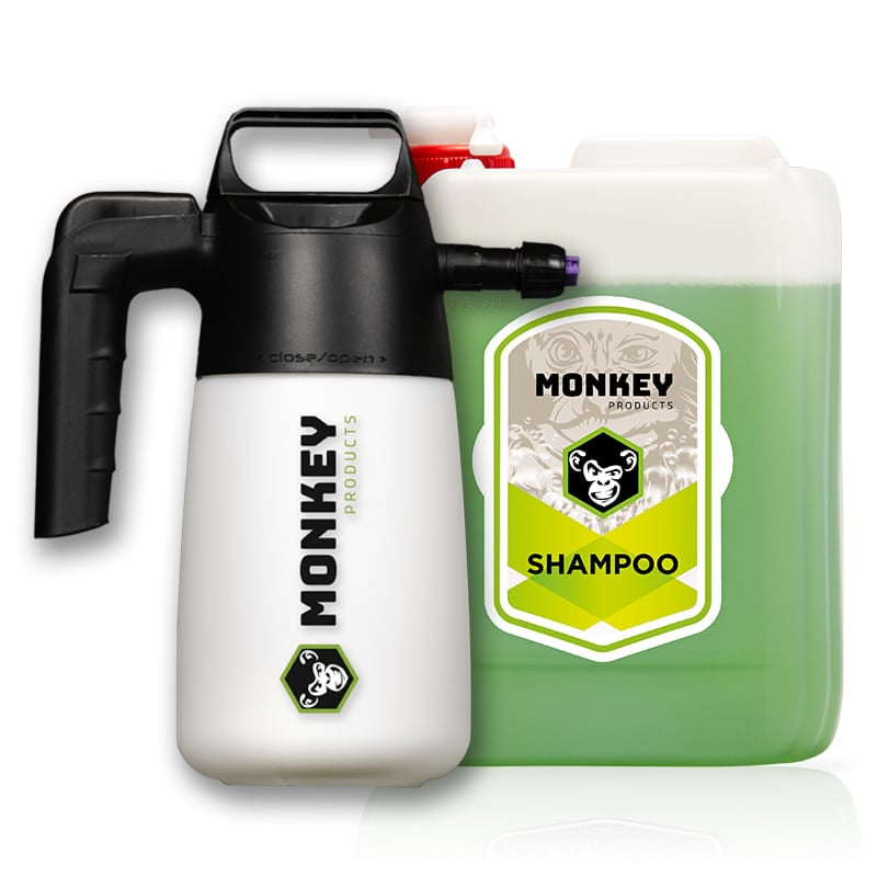 Pulvérisateur MONKEY'S SAUCE SUPER FOAM + MONKEY SHAMPOO BIO (5L)