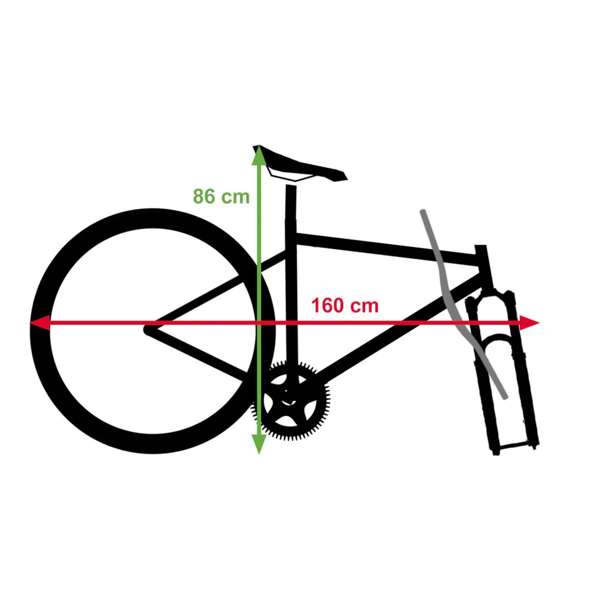 Housse de Vélo VTT BUDS MTBAG TRAVEL (Spécial Avion) Noir