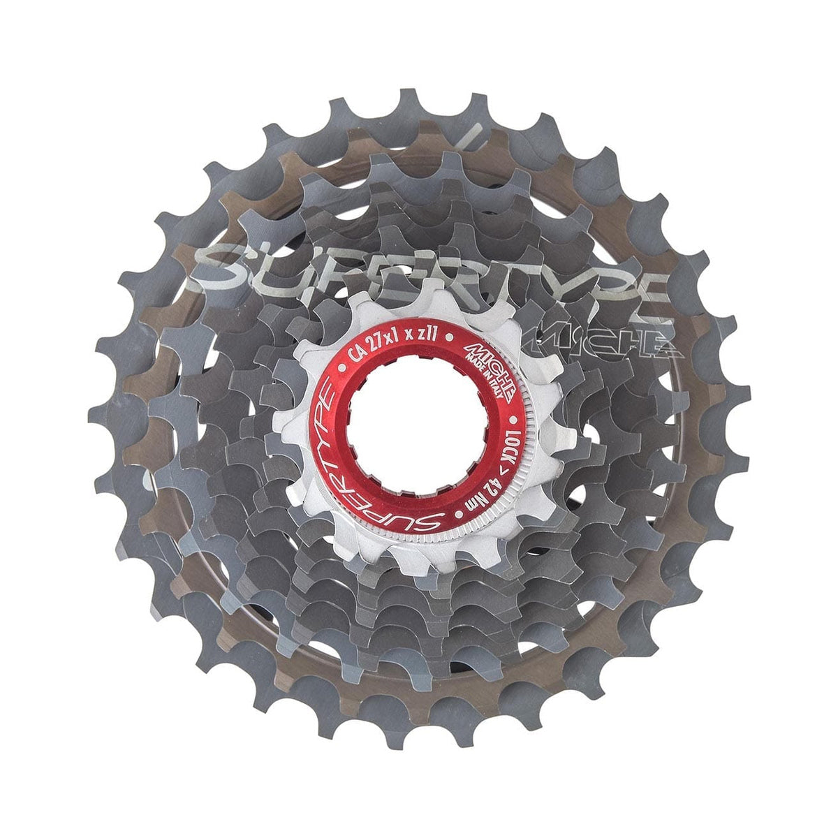Cassette 11V MICHE SUPERTYPE Campagnolo – photo principale sur fond blanc