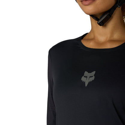 Maillot FOX FLEXAIR Femme Manches Longues Noir