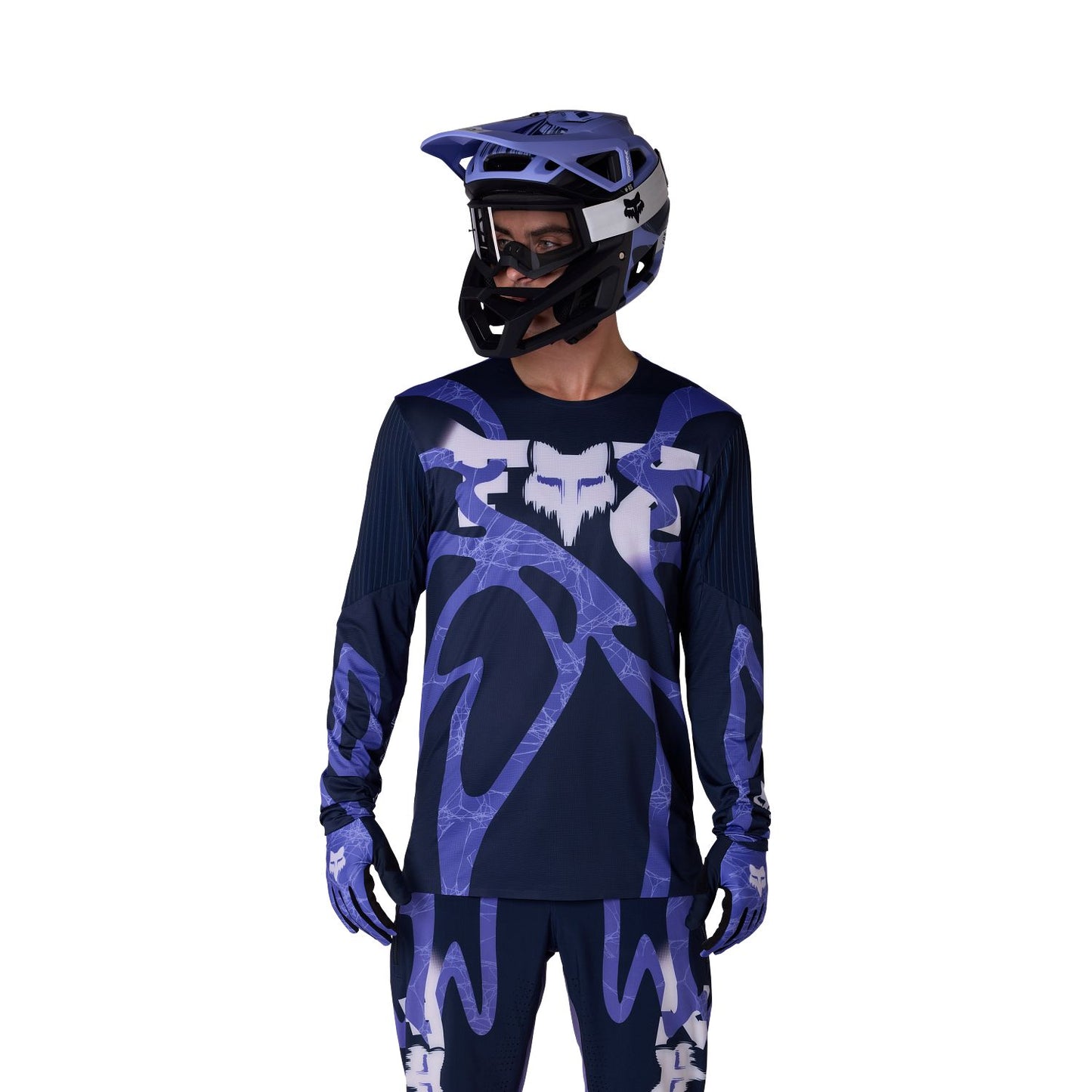 FOX FLEXAIR DIFFUSE SE Dres s dlouhým rukávem Violet Blueberry