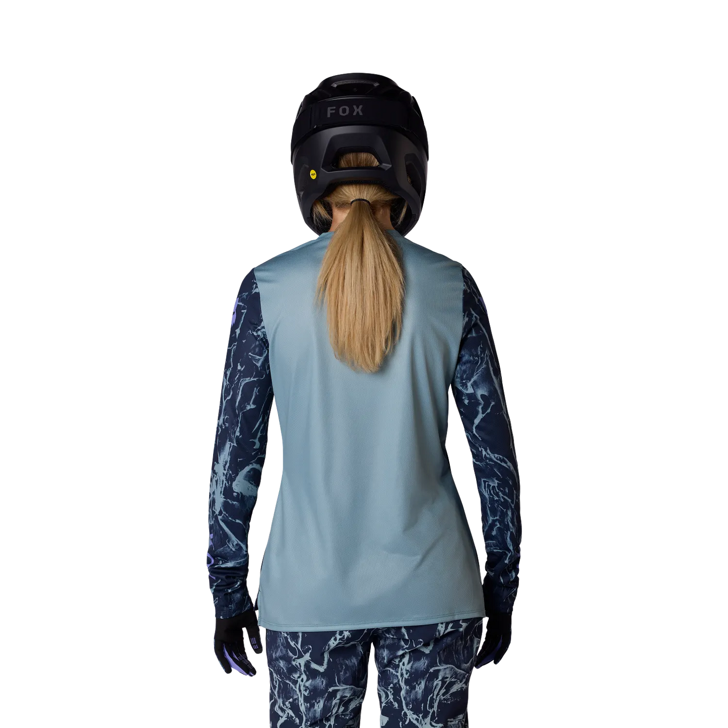 Maillot FOX RANGER IMAGE PRINT Femme Manches Longues Bleu