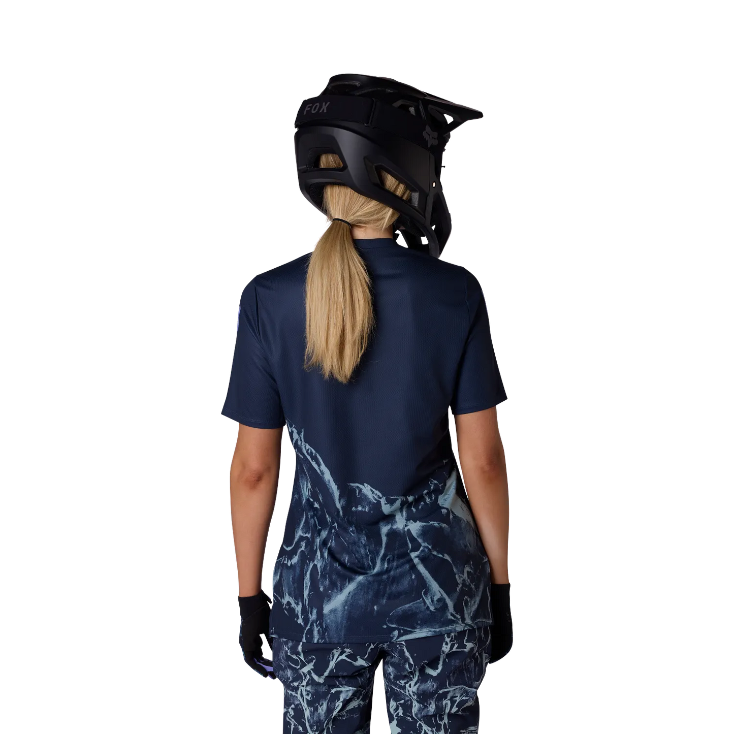 FOX RANGER IMAGE PRINT Dámský dres s krátkým rukávem Arctic Blue