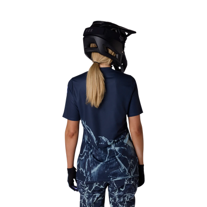 Maillot FOX RANGER IMAGE PRINT Femme Manches Courtes Arctic Blue