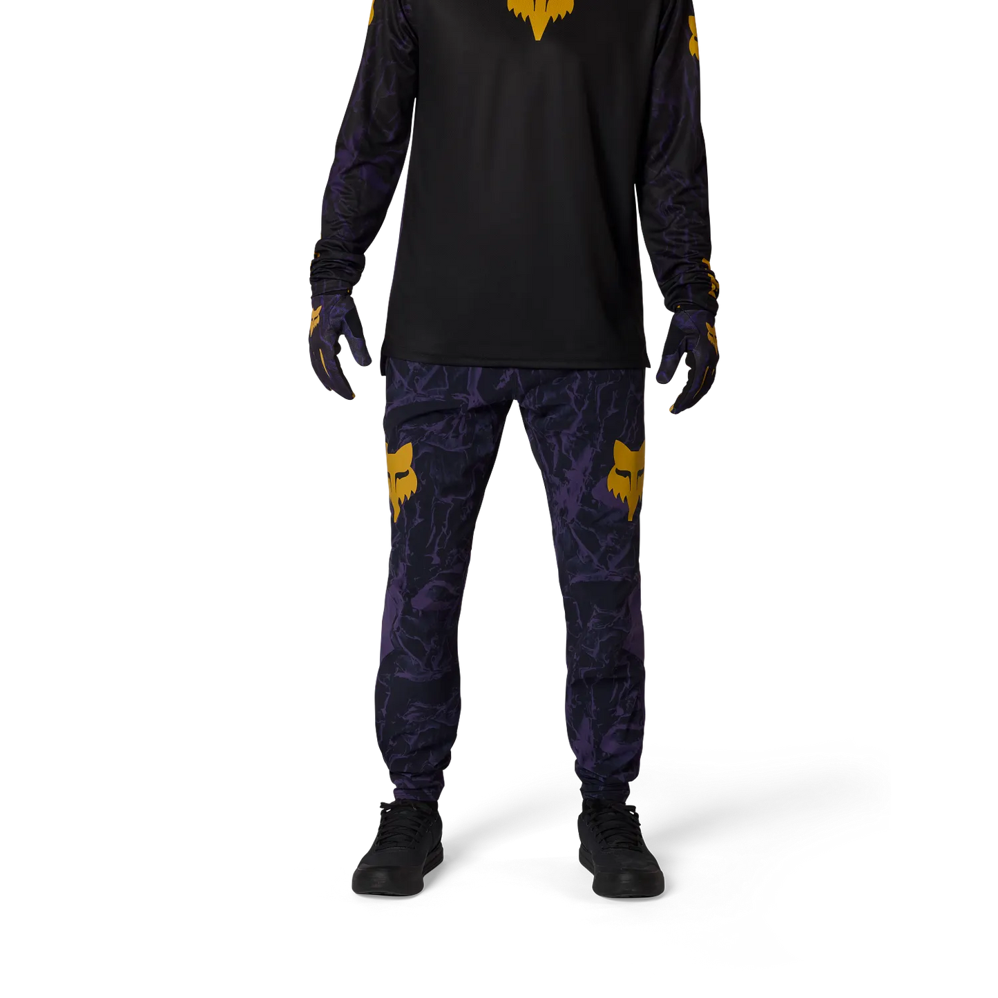 FOX RANGER IMAGE PRINT Byxor Violett Plommon